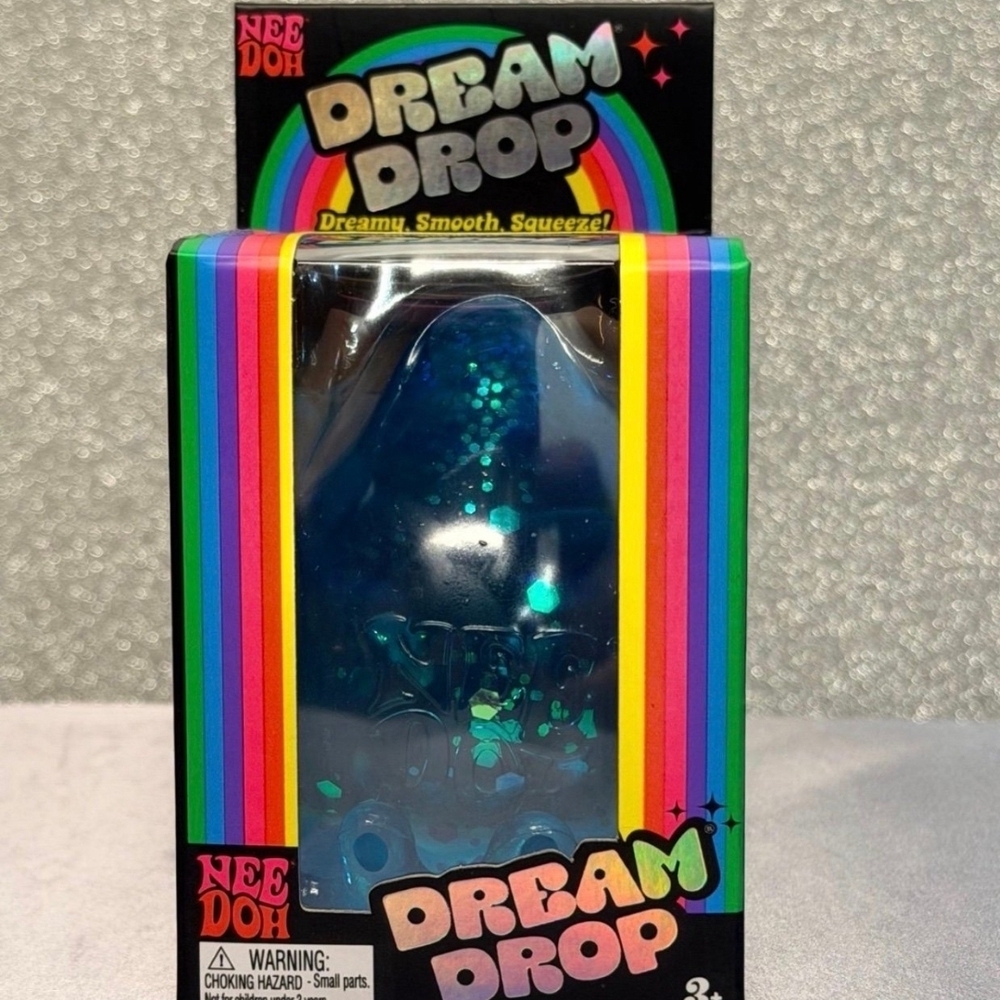 Nee-Doh Dream Drop with Splash Display Stand - Blue